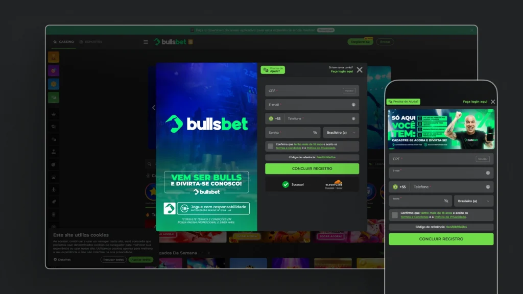 BullsBet registration